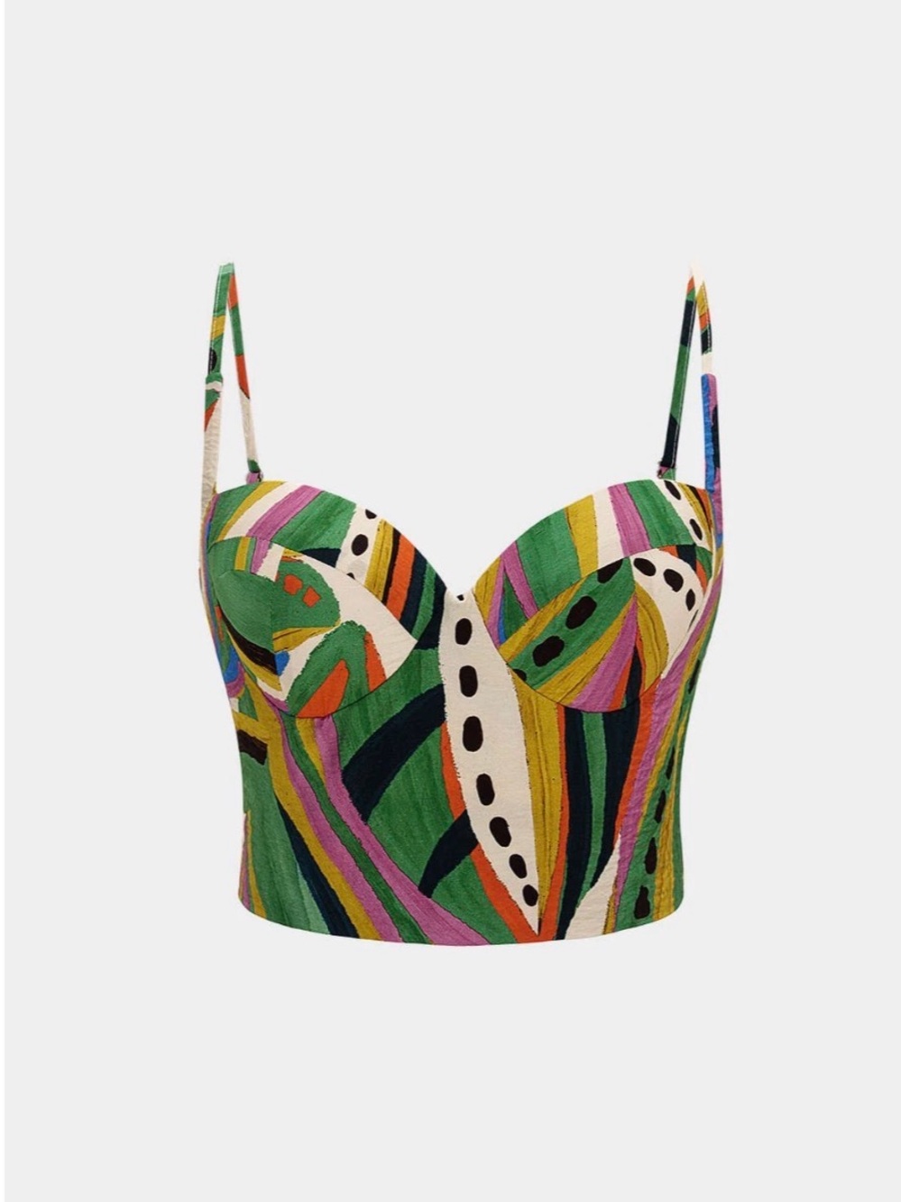 NWT Leaves Print Cami Top